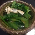 うさを - 小鉢、しゃきしゃきして美味しい