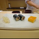 THE SUSHI NAGOYA 海 KAI - べったら漬、かんぴょう巻き、たまご