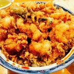 光村 - スペシャルかき揚げ丼