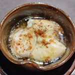 鮨 繁乃 - ふぐ白子のバター醤油。とろとろ！
