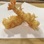 井筒 - 最初にエビ2尾。