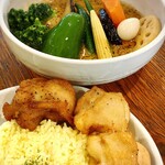 SOUP CURRY KING - 7月マンスリーカリー(ザンギカリー)