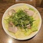 広島風冷しつけ麺・楽 - 広島風冷しつけ麺(並盛)