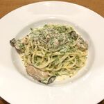 グリルダイニングCOLLABO - 牡蠣と岩ノリのパスタ『牡蠣クリーム』