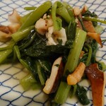 中国料理 月下翁 - いかと小松菜