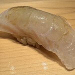佐たけ - カレイ昆布締め　（追加・お代わり