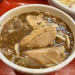 めん和正 - ✅つけ麺中盛り(1.5玉)¥950
      ✅味玉¥50
      　※今回も定番の『ネギ多め』も申告❣️