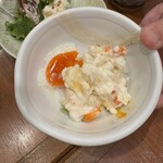 そば 鼓堂 - ポテサラ