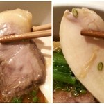 Japanese Ramen Noodle Lab Q - 二種類の焼豚