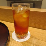 日本料理 太月 - 妻はいつものようにウーロン茶を。