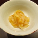 日本料理 太月 - あおりいかのみみのこのわたあえ。お酒が進みます。