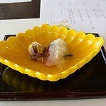 Sekitei - 秋鯖　梨おろし　菊花浸し