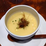 馳走西健一 - 玉蜀黍の冷製スープ