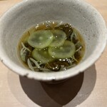 鮨　いの - じゅんさいともずく酢シャインマスカット