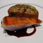 馳走西健一 - 活け〆の金目鯛のポワレ