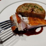 馳走西健一 - 赤ワインソースで。宇都宮の白茄子のステーキ添え