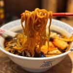 まるたかや - ブラックラーメン＋太麺