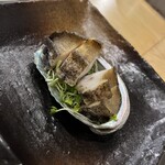 鉄板焼LOJI - 焼き加減が絶妙なあわび