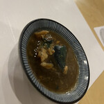 鉄板焼LOJI - これが肝醬油ソース　