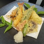 たつみ寿司 岩田屋店 - 天ぷら盛り