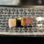 たつみ寿司 岩田屋店 - くじら　うねす