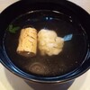 こ盆 - 鱧と焼目湯葉のお吸い物