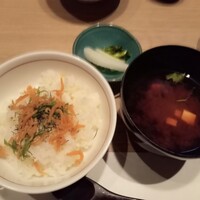 こ盆 - 〆のちりめんご飯