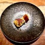 IL TEATRINO DA SALONE - 揚物）白茄子､太刀魚