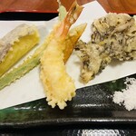 蕎麦 比呂喜 - 天ぷら5種