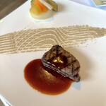 セトレ マリーナびわ湖 - 国産牛フィレ肉のグリル
      永源寺舞茸のソース　近江野菜