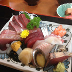 Marumi - 新鮮なんだけど、味が薄い魚ばかり。イカは甘かった。