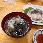 北のどんぶり屋 滝波食堂 - 海苔入味噌汁