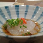 すし匠 - アナゴの稚魚ポン酢
