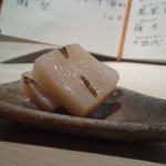 すし匠 - 平貝の焼き物。