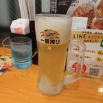 麺場 田所商店 - 生ビール