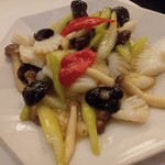 中華居酒屋 富盛 - イカとセロリ炒め