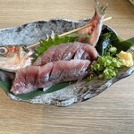 大名古屋酒場喰海 - 真あじの姿造り