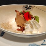 日本料理 時宜 - 珈琲と小豆のムース