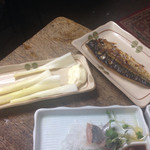 豊田屋 - セロリ、鯖