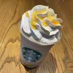 スターバックスコーヒー - ドリンク写真:オリエンタルマンゴー&ティーフラペチーノ(トールサイズのみ)¥720 ※エクストラホイップ