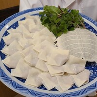 澤田 - ⑭鼈(すっぽん、長崎県産、養殖)&紀州鴨(和歌山県産)のワンタン