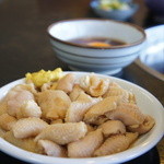 さぶろうべい - 豚白菜セット1070円の鶏皮