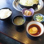 saburoubei - とり白菜定食950円