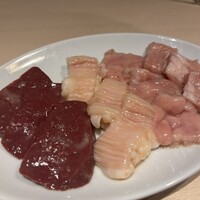 日本橋 焼肉 正剛 - 塩ホルモン4種盛り