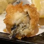 みやじまぐち - カキフライ断面図