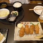 みやじまぐち - カキフライ定食　