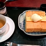 葉茶屋 - ホットケーキ セット