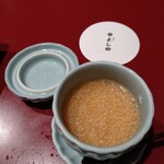 割烹よし田 - 豆乳豆腐の明太あんかけ