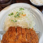 不二かつ - ロースかつ定食(140g)(1,595円)