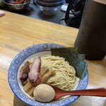 支那そば なかじま - 特製つけそば麺大盛り